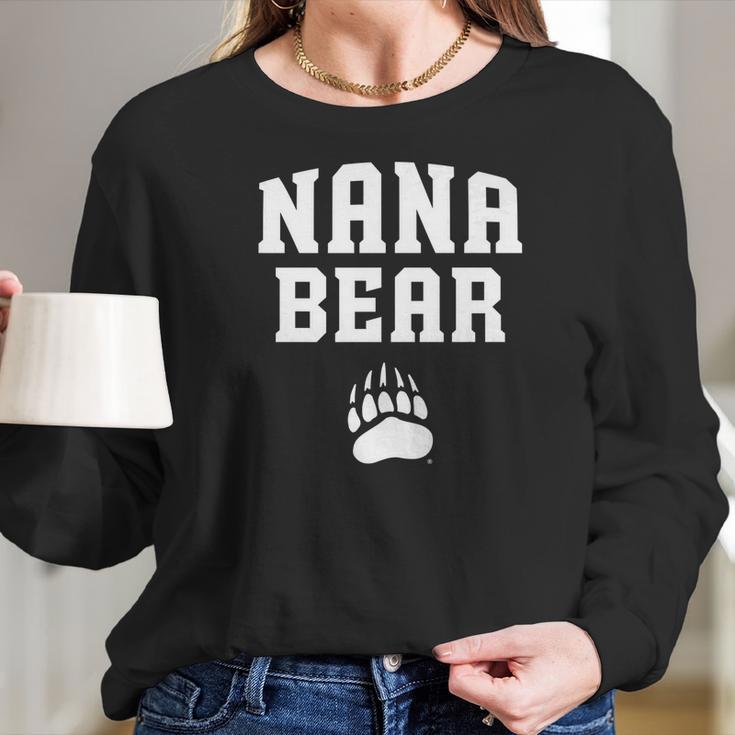 Montana Grizzlies Nana Bear Apparel Women Long Sleeve Tshirt