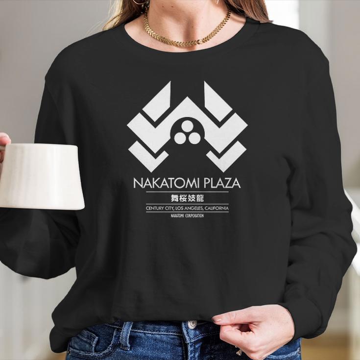 Nakatomi Plaza Hans Gruber Christmas Movie Women Long Sleeve Tshirt