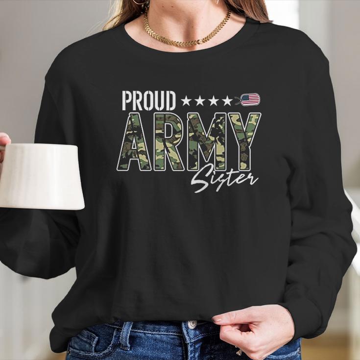 Ocp Proud Army Sister Women Long Sleeve Tshirt