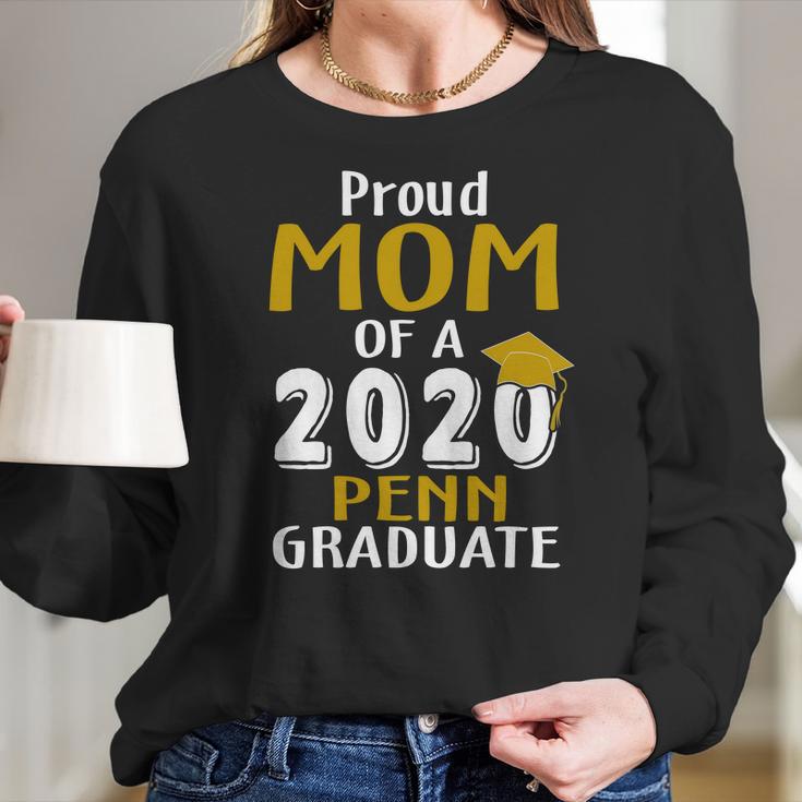 Proud Mom Of A 2020 Penn University Of Pennsylvania Graduate Women Long Sleeve Tshirt