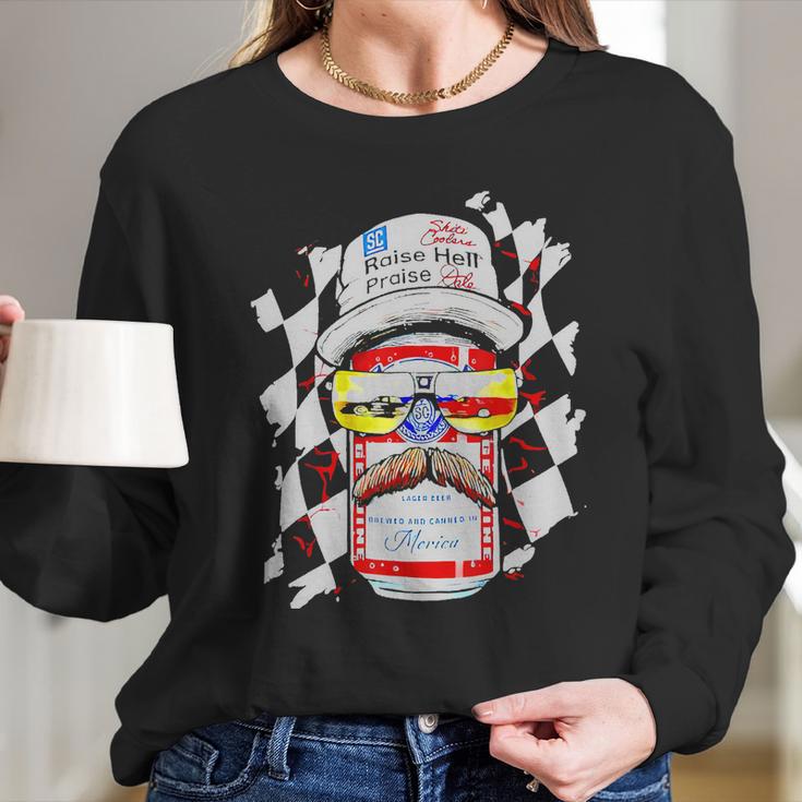 Raise Hell Praise Dale Vintage Funny Driking Beer Women Long Sleeve Tshirt