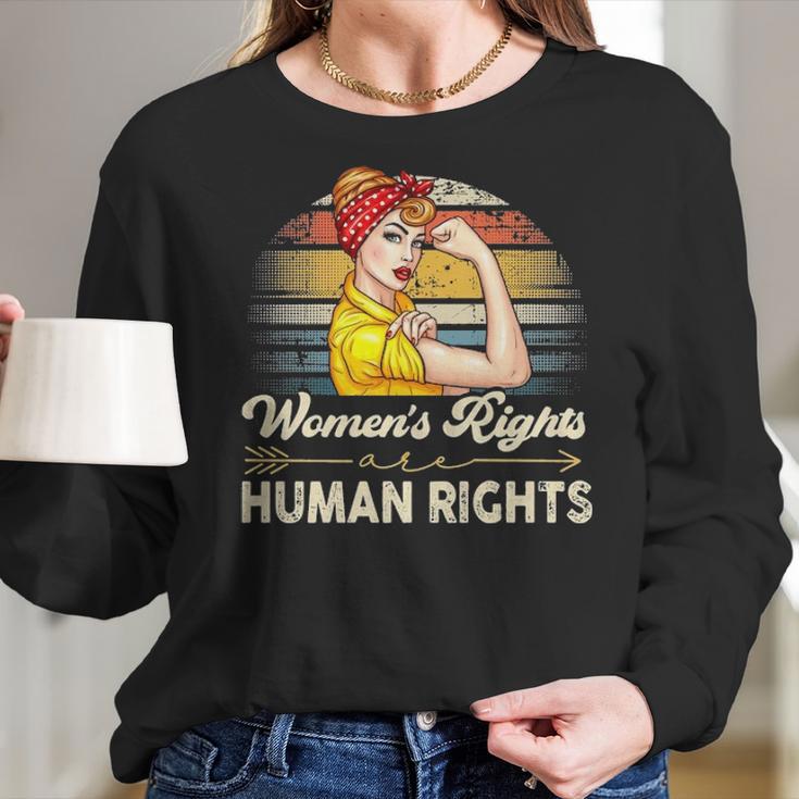 Womens Rights Human Rights Pro Roe V Wade 1973 Keep Abortion Safe &Legalabortion Ban Feminist Womens Rights Women Long Sleeve Tshirt