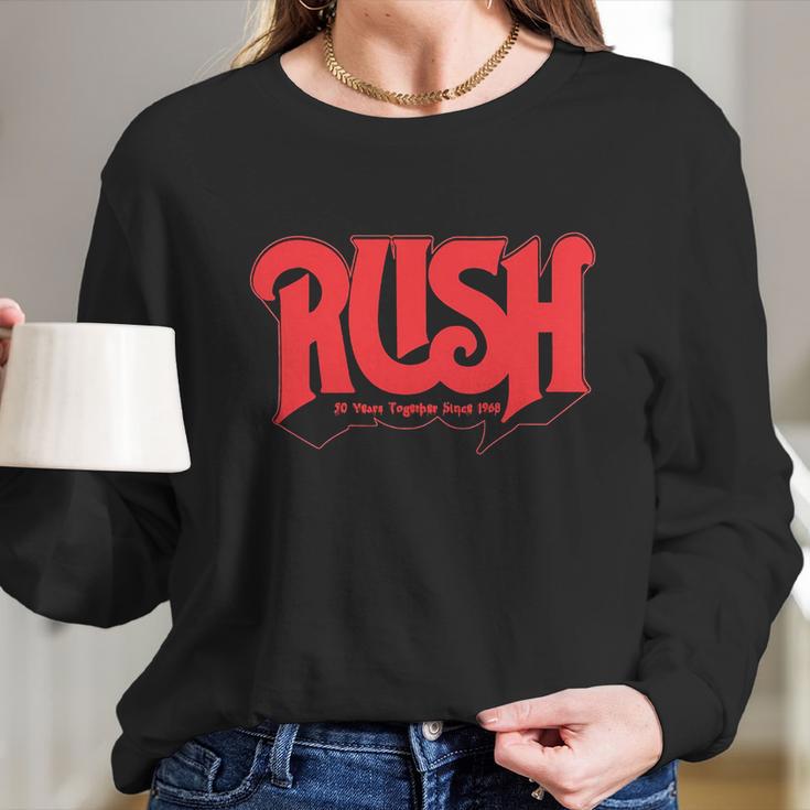 Rush 50 Years Together Women Long Sleeve Tshirt