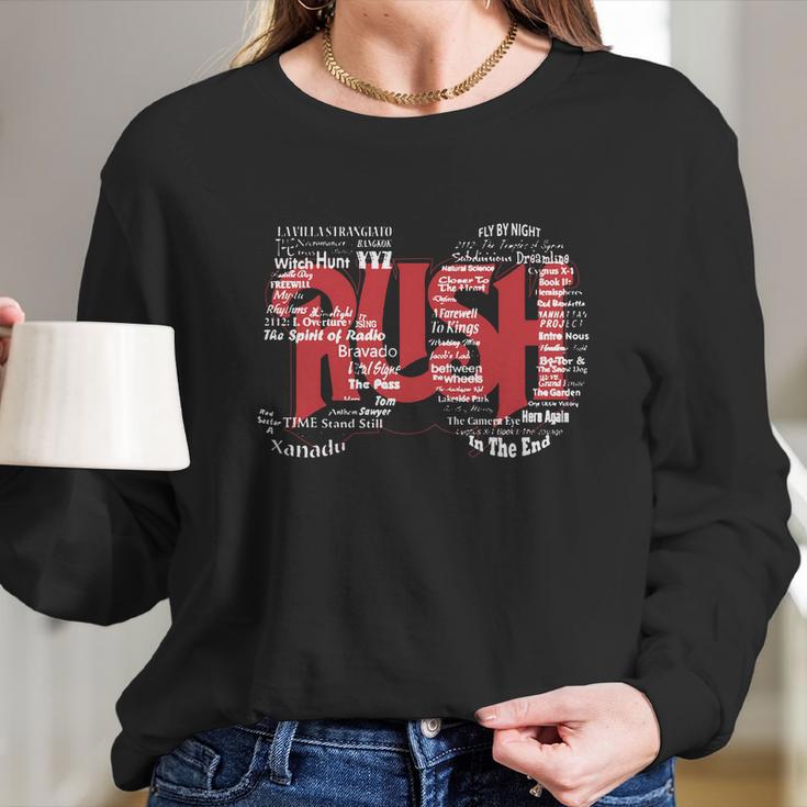 Rush Band 50 Years Women Long Sleeve Tshirt