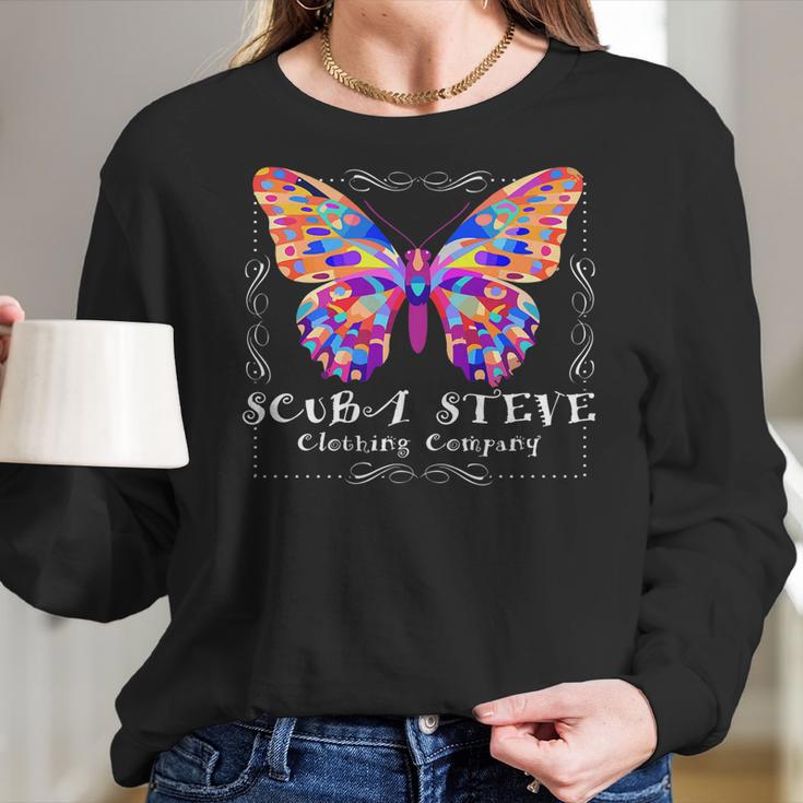 Scuba Steve Butterfly Of Hope Women Long Sleeve Tshirt