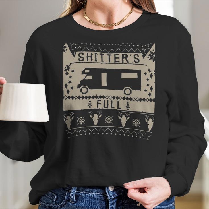 Shitter S Full Christmas CampingS Limited Women Long Sleeve Tshirt