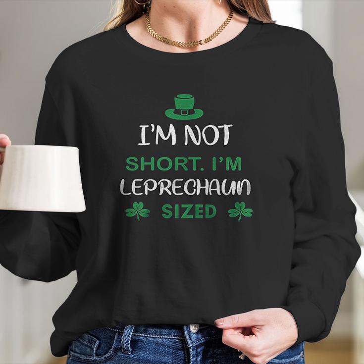 St Patricks Day For Women Leprechaun Funny Leaf Irish Flag Men Green Day Magically Women Long Sleeve Tshirt