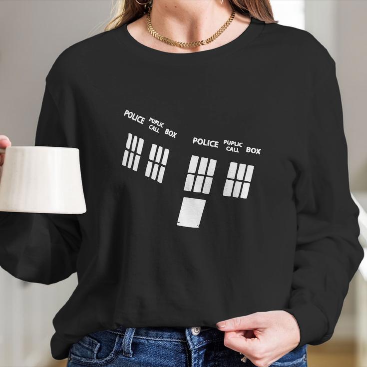 Tardis Womens Tshirts Women Long Sleeve Tshirt