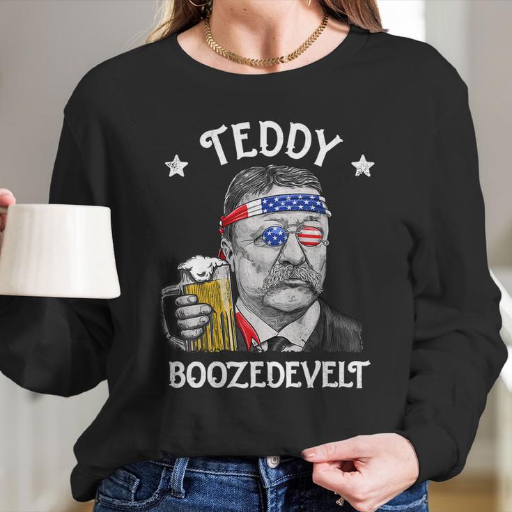 Teddy Boozedevelt Theodore Roosevelt 4Th Of July Men Women Tshirt Women Long Sleeve Tshirt