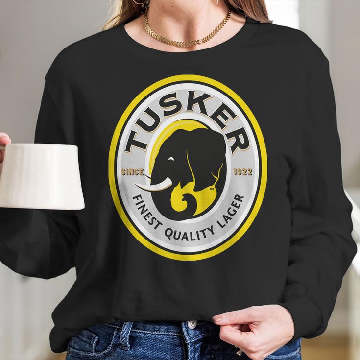 Tusker Beer Women Long Sleeve Tshirt