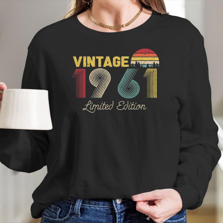 Vintage Limited Edition 1961 Funny 60Th Birthday Vintage Women Long Sleeve Tshirt