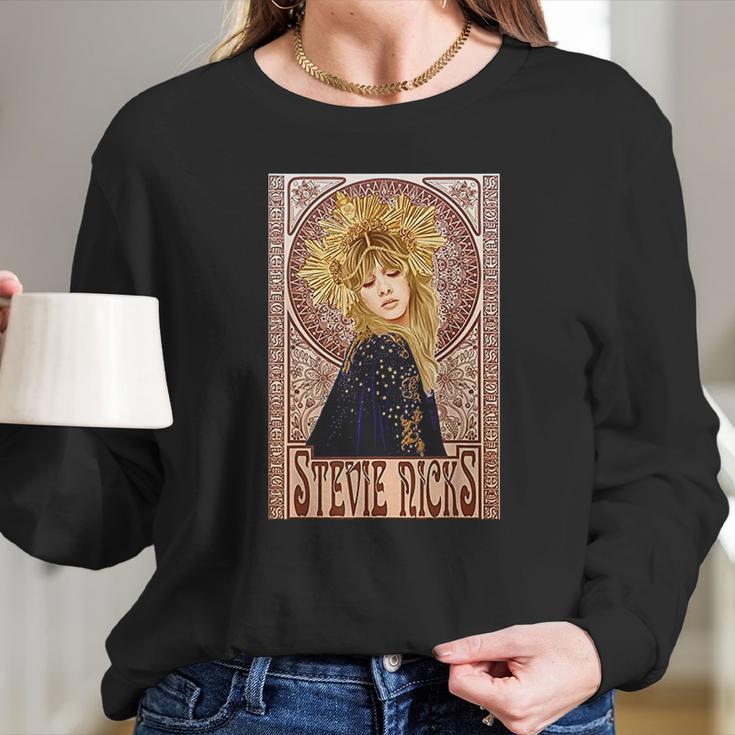 Vintage Stevie Arts Nicks Quote Gift Is My Fairy Godmother Women Long Sleeve Tshirt