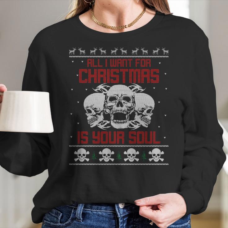 All I Want For Christmas Is Tour SoulWomen Long Sleeve Tshirt