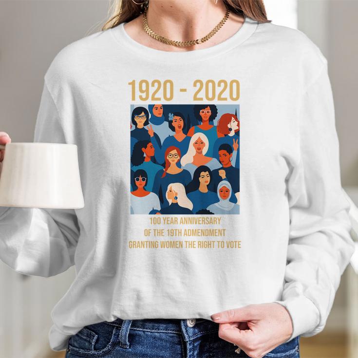 100 Year Anniversary Of The 19Th Amendment Women’S Right Shirt Women Long Sleeve Tshirt