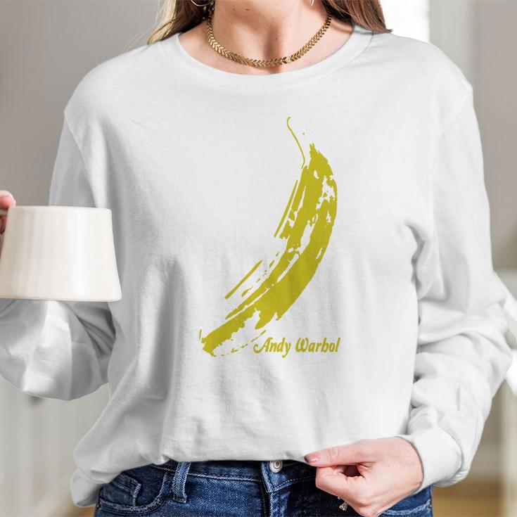 Andy Warhol Banana - Womens Bamboo Performance Tank By All Sport Women Long Sleeve Tshirt