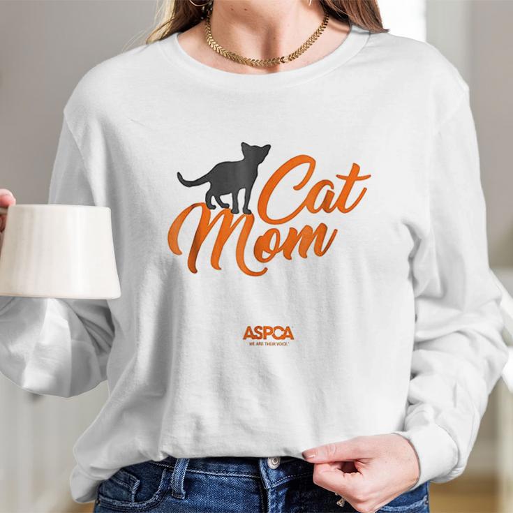 Aspca Cat Mom Women Long Sleeve Tshirt