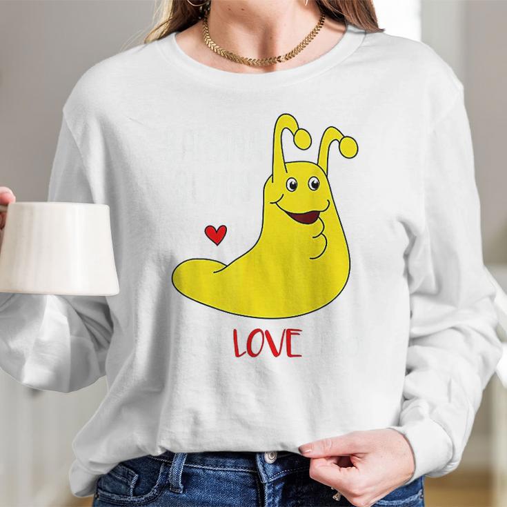 Banana Slugs Need Love Too Women Long Sleeve Tshirt