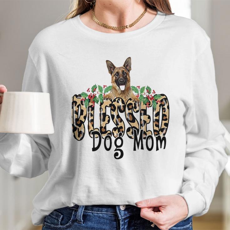 Blessed Dog Mom German Shepherd Women Long Sleeve Tshirt