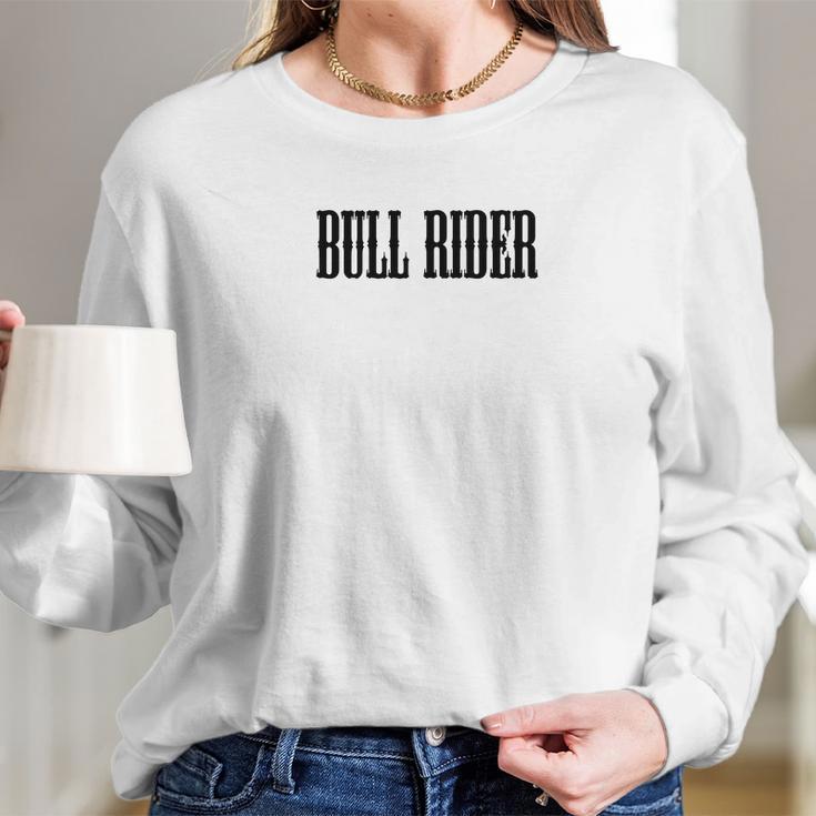 Womens Bull Rider Hotwife Swinger Cuckold Design Women Long Sleeve Tshirt