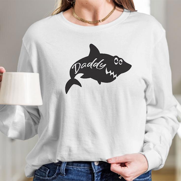 Daddy Shark Mommy Shark Meaningful Gifts For Mom Women Long Sleeve Tshirt