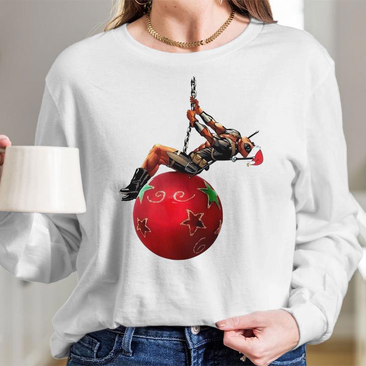 Deadpool Christmas Funny Parody Unisex T-Shirt Women Long Sleeve Tshirt