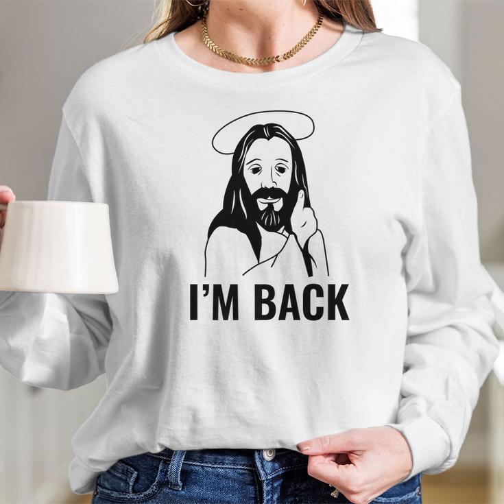 Easter Jesus Back From The Dead Funny Women Long Sleeve Tshirt