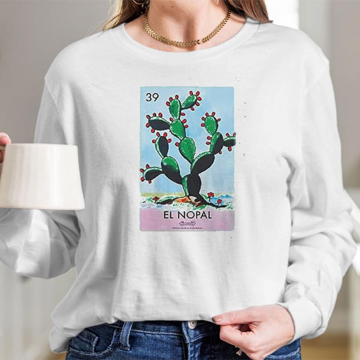 El Nopal Cactus Women Long Sleeve Tshirt