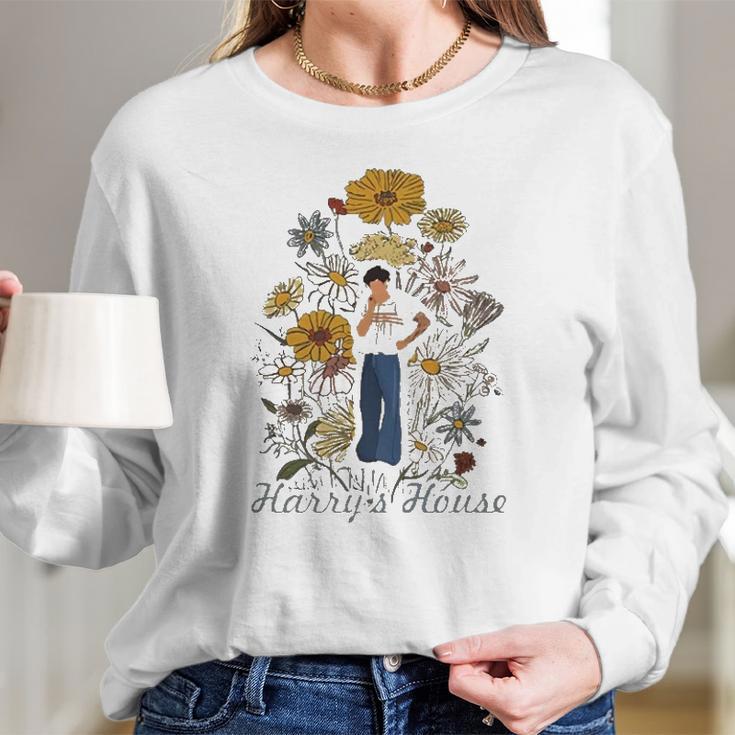 Floral Harrys House Art Gift Women Long Sleeve Tshirt