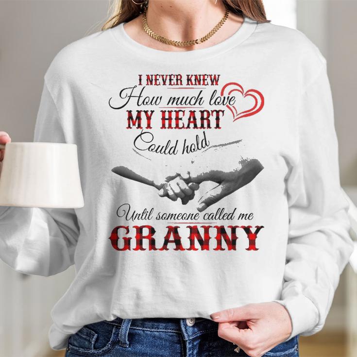 Granny Grandma Gift Until Someone Called Me Granny Women Long Sleeve Tshirt