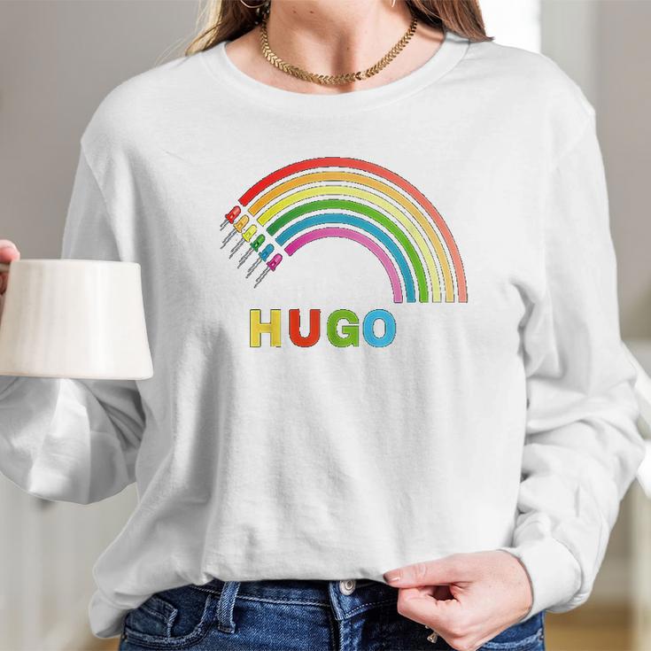 Hugo Rainbow Women Long Sleeve Tshirt