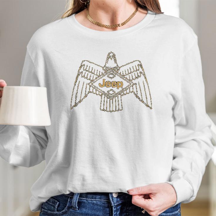 Jeep Eagle Vintage Men Women T-Shirt Graphic Print Casual Unisex Tee Women Long Sleeve Tshirt