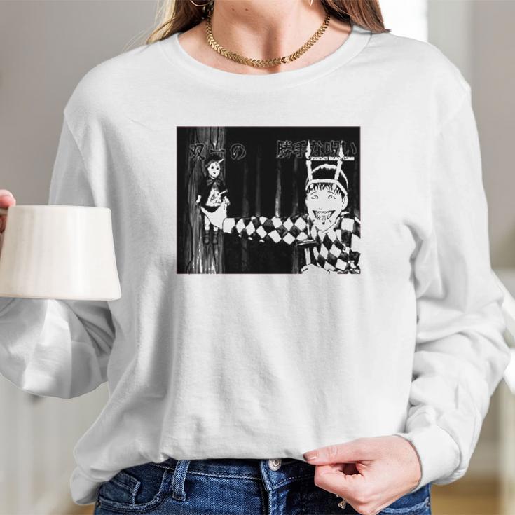 Junji Ito Haunted House Manga Women Long Sleeve Tshirt