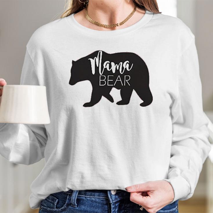 Mama Bear Blessed Mama Mom Gift Women Long Sleeve Tshirt