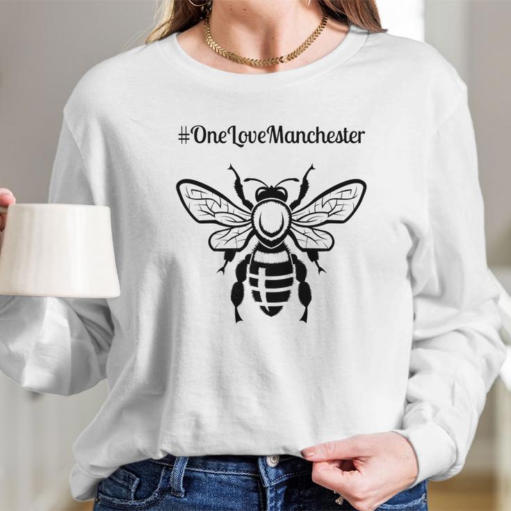 One Love Manchester Bee Tee Women Long Sleeve Tshirt