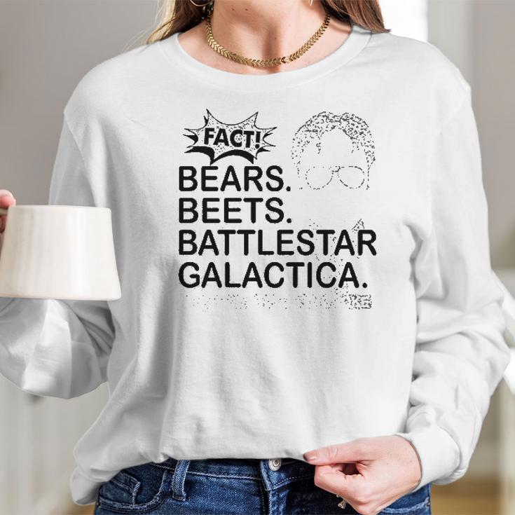 Squatch King Threads Bears Beets Battlestar Galactica Women Long Sleeve Tshirt