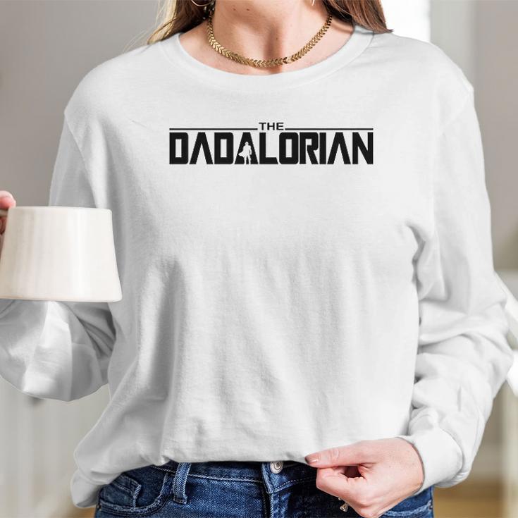 Threadz Fathers Day Dadalorian Best Christmas Gifts For Dad Women Long Sleeve Tshirt