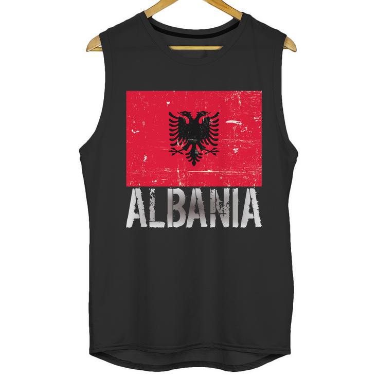 Albania Flag Albanians Soccer Football Team Men Tank Top