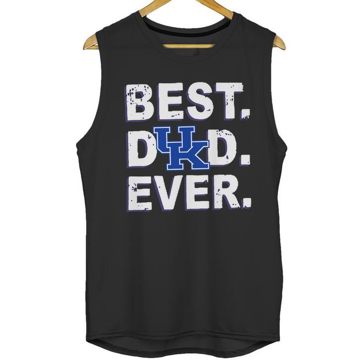 Best Dad Ever Kentucky Wildcats Father S Day Men Tank Top