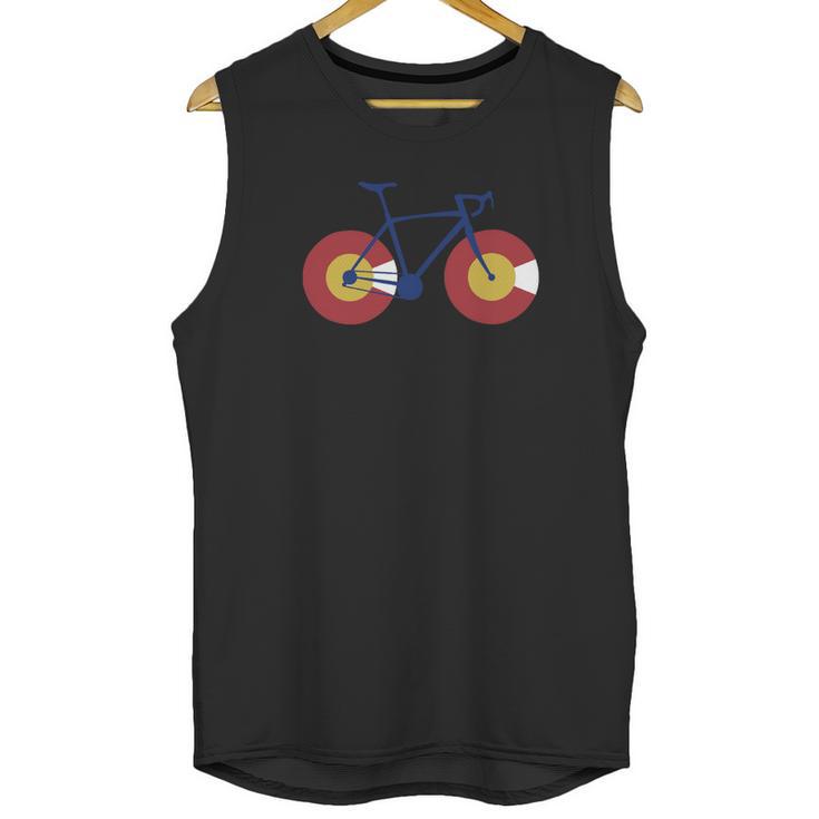 Colorado Flag Bicycle Men Tank Top