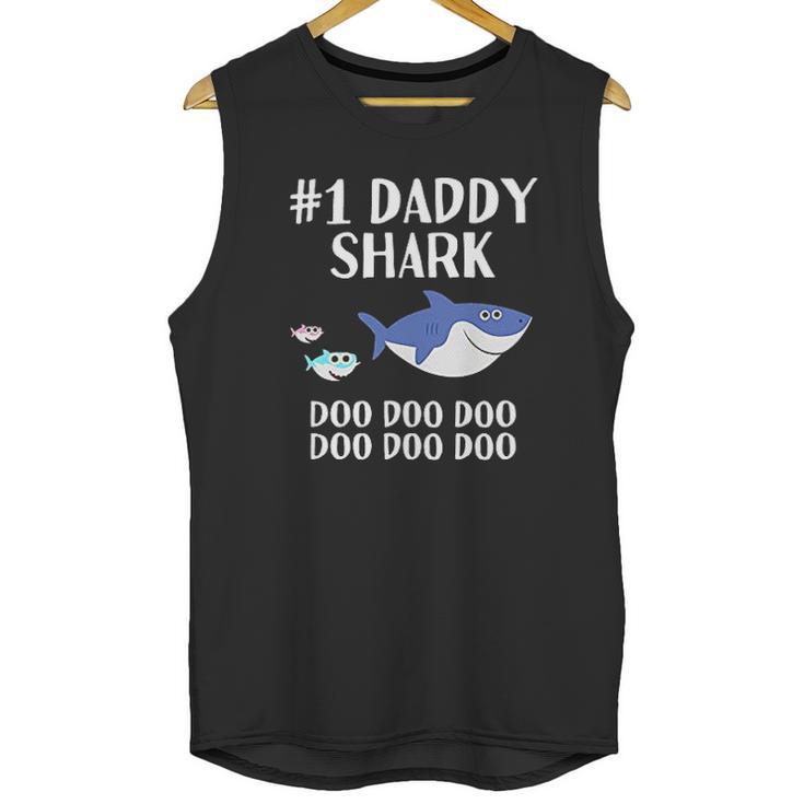 Daddy Shark Doo Doo Dad Fathers Day Men Tank Top