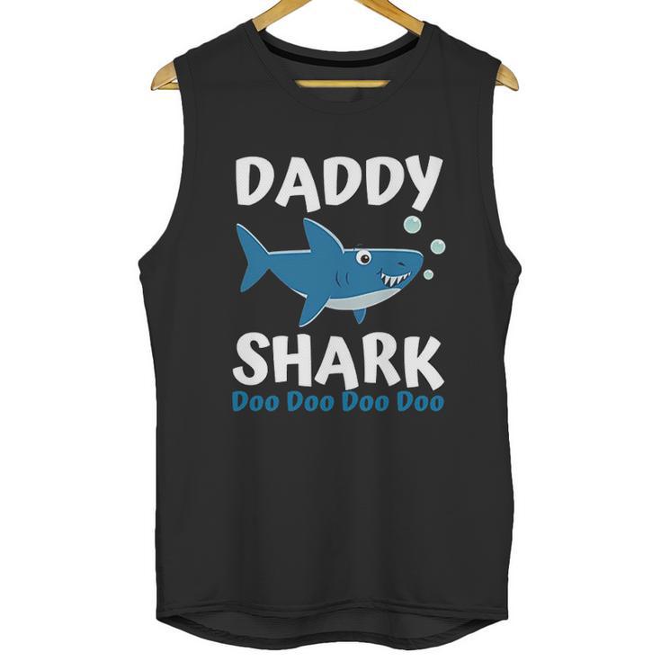 Daddy Shark Doo Doo Long Sleeve Family Shark Men Tank Top