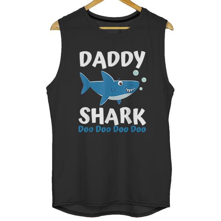 Daddy Shark Doo Doo Matching Family Shark Set Men Tank Top