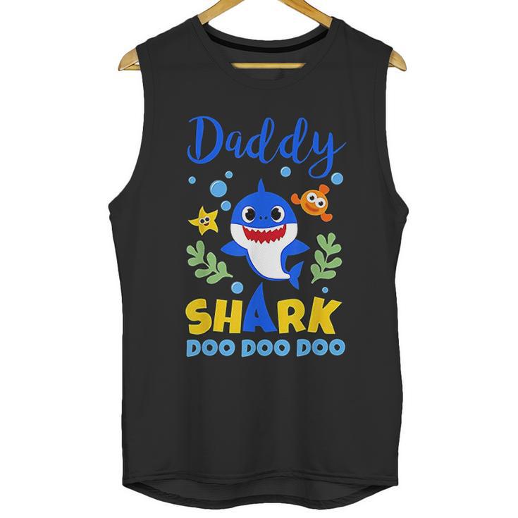 Daddy Shark Gift Cute Baby Shark Men Tank Top