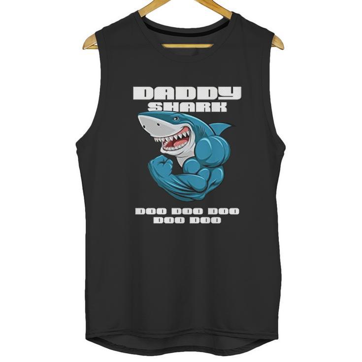 Daddy Shark Strength Men Tank Top