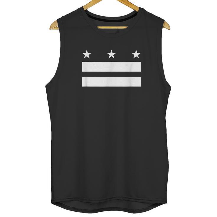 The District Of Columbia Flag Design Men Tank Top