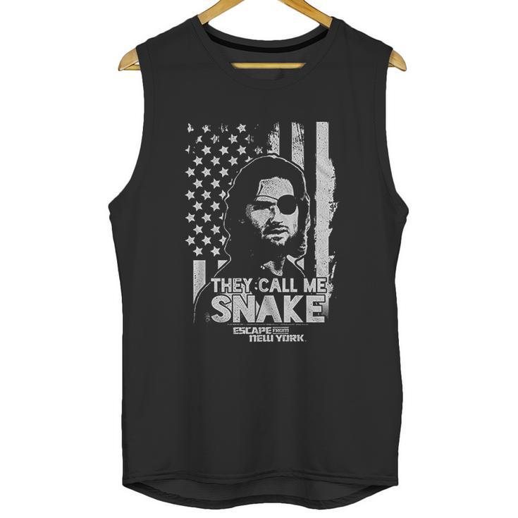 Escape From New York Snake Flag Men Tank Top