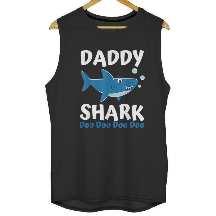 Fathers Day Daddy Shark Doo Doo Men Tank Top