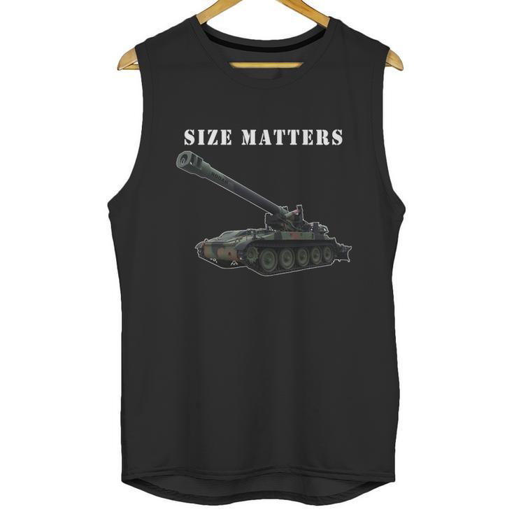 Field Artillery Size Matters M110 8Funny Giftinch Howitzer Veteran Gift Men Tank Top