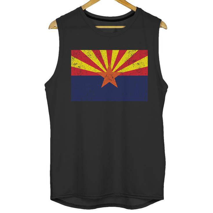 Flag Of Arizona Vintage Men Tank Top