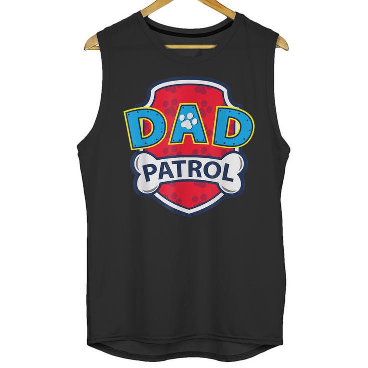 Funny Dad Patrol  - Dog Dad Men Tank Top